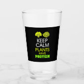 Kalm houden Planten hebben eiwitten Glas (Voorkant)