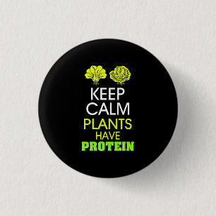 Kalm houden Planten hebben eiwitten Ronde Button 3,2 Cm