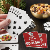 Kalm houden pokerkaarten (Insitu)