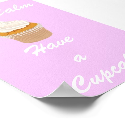 Kalm houden poster (Hoek)