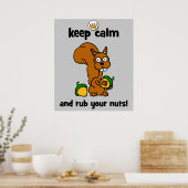 kalm houden poster (Keuken)