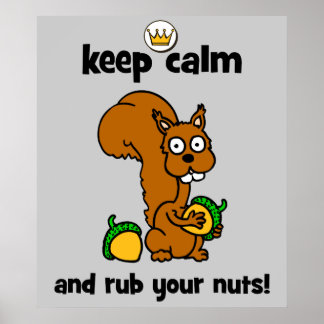 kalm houden poster
