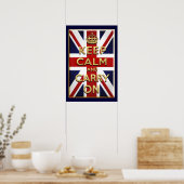 Kalm houden poster (Keuken)