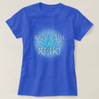 "Kalm houden & Reiki" met Lotus Flower T-Shirt