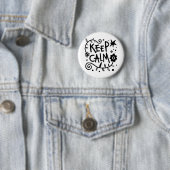 Kalm houden ronde button 5,7 cm (In situ)