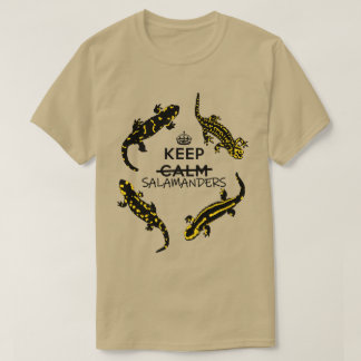Kalm houden/Salamanders T-shirt