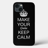Kalm houden Sjabloon Case-Mate iPhone Case (Achterkant)