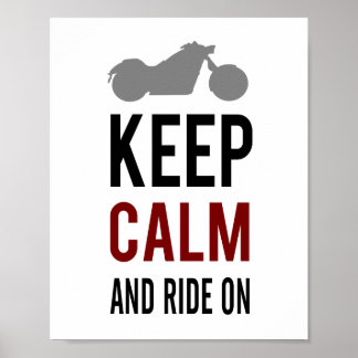 Kalm houden (standaard afbeelding lijst grootte) poster