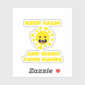 Kalm houden sticker (Vel)