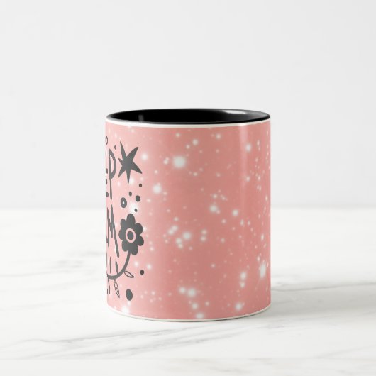 Kalm houden tweekleurige koffiemok (Center)