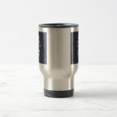 Kalm houden voor Jouw tekst in middernacht stijl Reisbeker (Center)