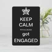 kalm houden, we zijn in de steek gelaten kaart (Staand voorkant)