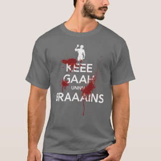 Kalm houden - Zombie-versie - Unisex T-Shirt