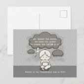 Kalm in het Storm Briefkaart (Voorkant / Achterkant)