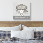 Kalm in het Storm Canvas Afdruk (Insitu (Slaapkamer))