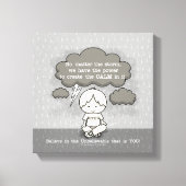 Kalm in het Storm Canvas Afdruk (Voorkant)