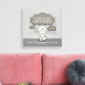 Kalm in het Storm Canvas Afdruk (Insitu (Woonkamer))