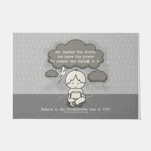 Kalm in het Storm Deurmat (Voorkant)