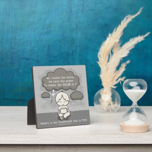 Kalm in het Storm Fotoplaat (Insitu)