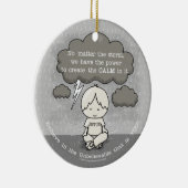 Kalm in het Storm Keramisch Ornament (Rechts)