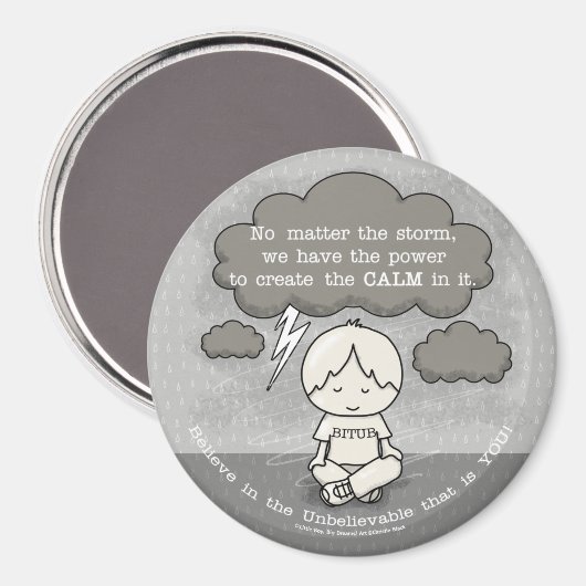 Kalm in het Storm Magneet (Voorkant / Achterkant)