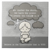 Kalm in het Storm Tegeltje (Voorkant)