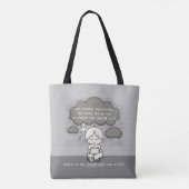 Kalm in het Storm Tote Bag (Achterkant)