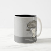 Kalm in het Storm Tweekleurige Koffiemok (Voorkant rechts)