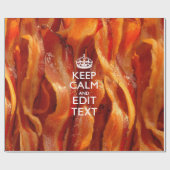 Kalm Jouw tekst houden op de grote bacterie Cadeaupapier (Vlak)