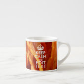 Kalm Jouw tekst houden op de grote bacterie Espresso Kop (Rechts)