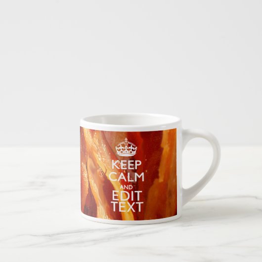 Kalm Jouw tekst houden op de grote bacterie Espresso Kop (Rechts)