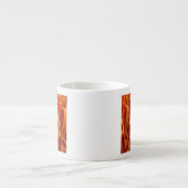 Kalm Jouw tekst houden op de grote bacterie Espresso Kop (Voorkant)