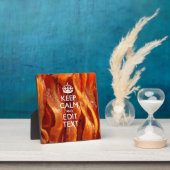 Kalm Jouw tekst houden op de grote bacterie Fotoplaat (Insitu)