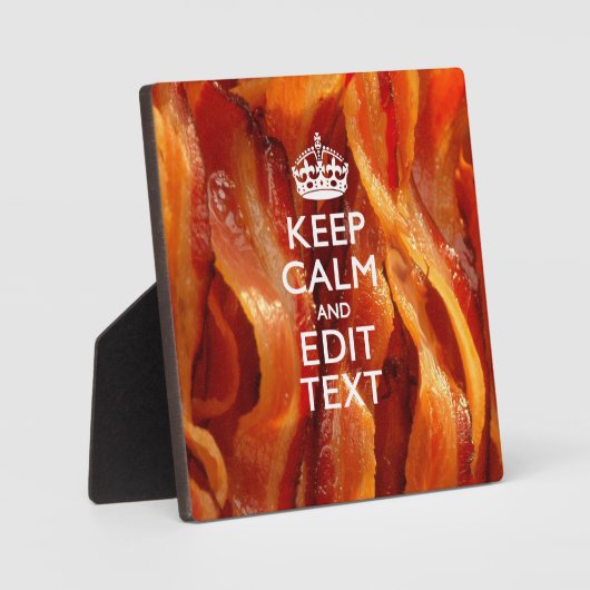 Kalm Jouw tekst houden op de grote bacterie Fotoplaat (Voorkant)