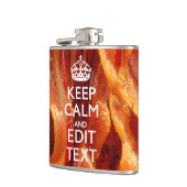 Kalm Jouw tekst houden op de grote bacterie Heupfles (Links)