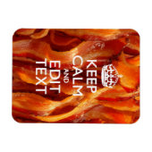 Kalm Jouw tekst houden op de grote bacterie Magneet (Horizontaal)