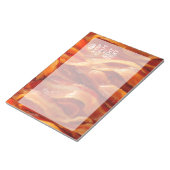 Kalm Jouw tekst houden op de grote bacterie Notitieblok (Schuin)