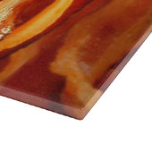 Kalm Jouw tekst houden op de grote bacterie Snijplank (Hoek)