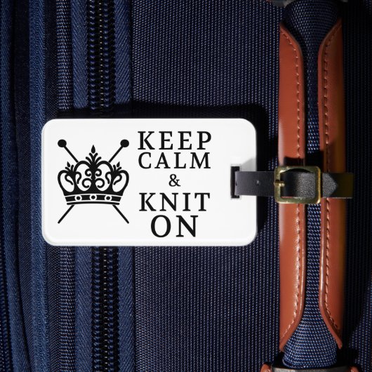 Kalm kiemen op ambachten / Logo Bagagelabel (Voorkant Insitu 4)