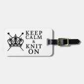 Kalm kiemen op ambachten / Logo Bagagelabel (Voorkant horizontaal)