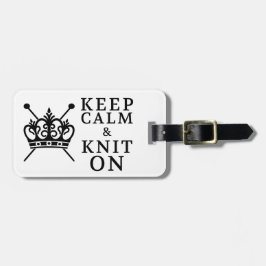 Kalm kiemen op ambachten / Logo Bagagelabel