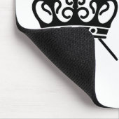 Kalm kiemen op ambachten / Logo Muismat (Hoek)