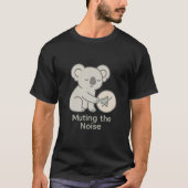 Kalm Koala – Mindfulness Illustratie T-shirt (Voorkant)