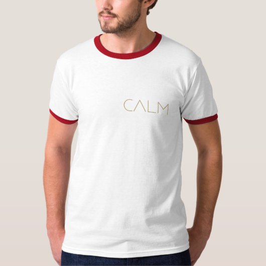 kalm koel ontwerp t-shirt (Voorkant)