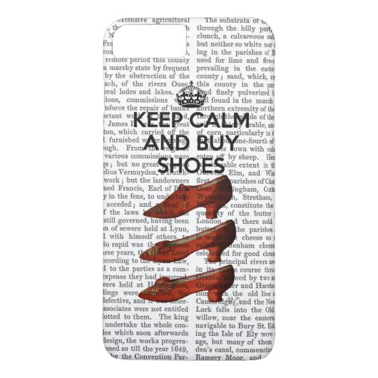 Kalm Koopschoenen houden Case-Mate iPhone Case (Achterkant)