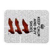 Kalm Koopschoenen houden Magneet (Horizontaal)