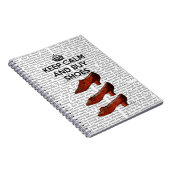 Kalm Koopschoenen houden Notitieboek (Rechterzijde)