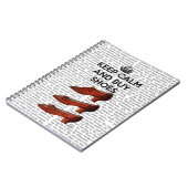 Kalm Koopschoenen houden Notitieboek (Linkerzijde)