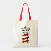Kalm Koopschoenen houden Tote Bag (Voorkant)