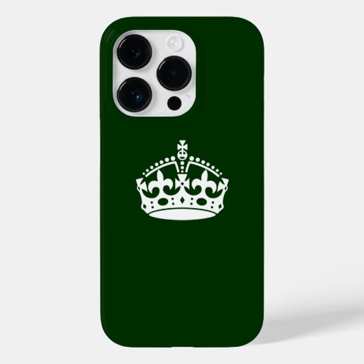 Kalm kuit houden op Forest Green Case-Mate iPhone Case (Achterkant)